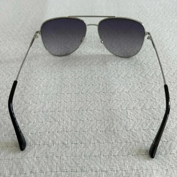 New Calvin Klein Nickel Metal Aviator Sunglasses - Picture 2 of 4